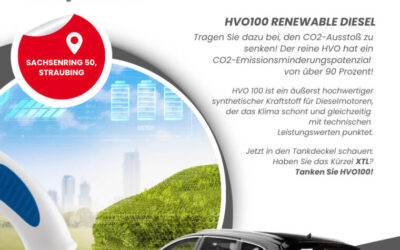Umweltfreundlich tanken! HVO100 Renewable Diesel